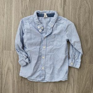 H&M Button Down Shirt 12-18 months